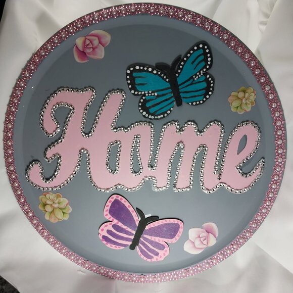 Other - HANDMADE "HOME" WALL HANGER